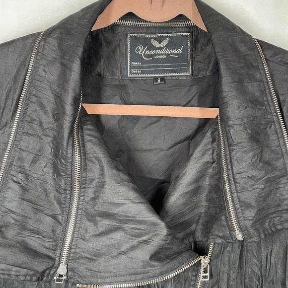 Unconditional London Moto jacket small - Picture 2 of 6